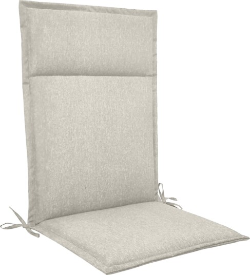 Nordstrand Home Hagepute til posisjonsstol med høy rygg   5 cm tykk   Beige pute med god komfort   Nordstrand Home universal