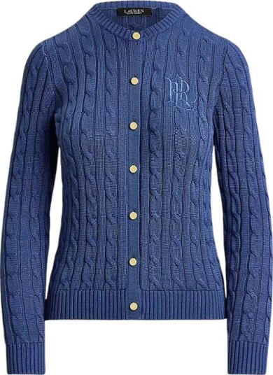 Ralph Lauren Dame Strikkevarer Blå L,