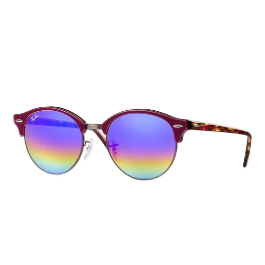 RayBan RB4246 Clubround 1222/C2 duhová unisex sluneční brýle 51x19x145 mm RayBan RB4246 Clubround 1222/C2 duhová unisex sluneční brýle 51x19x145 mm