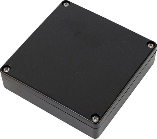 Hammond Electronics Universal-Kapsling 80x80x22 mm Abs Sort