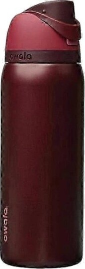 Owala Vannflaske 24/32oz Isolert i Rustfritt Stål Svart Cherry H 32oz
