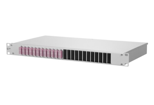 Metz Connect Opdat Sc Grå Aluminium Stål Hyllemontering 1U 482,6 Mm 150257BB12 E