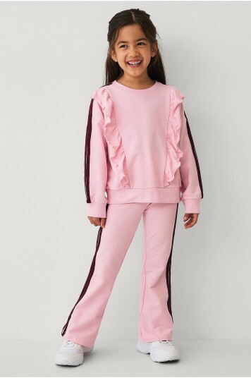 Ellos Collection   Sweatpants med bootcut   Rosa