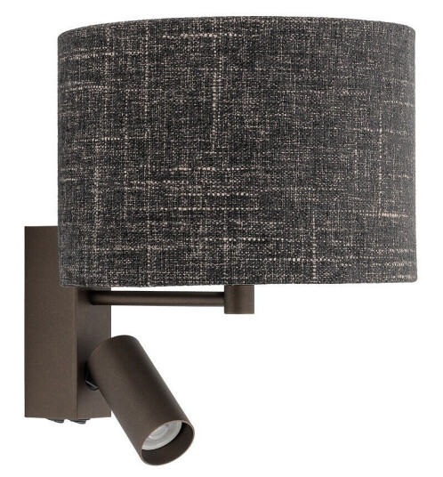 Santana vegglampe Brun / Svart