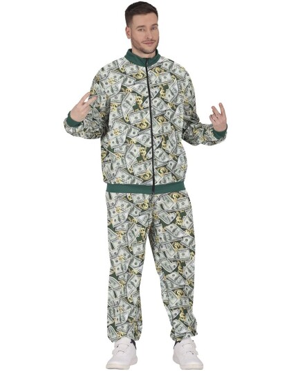 80 talls Grilldress med Dollarmotiv til Herre