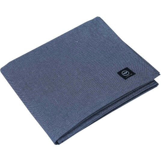 Recycled By Wille Hedvig Duk Behandlet 140x240 cm Chambray Marineblå / Hvit Recycled By Wille Hedvig Duk Behandlet 140x240 cm Chambray Marineblå / Hvit