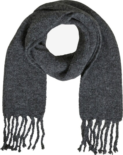 Vila - Skjerf Vijanis New Knit Scarf/Pb/Ef - Grå