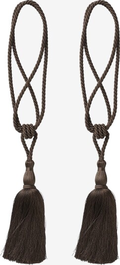 Ellos Home - Gardinbånd Tassel 2-pakning - Brun