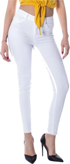 ONLY Blush Life Mid Ank Raw White L/32