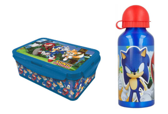 Stor Lunch Box w/Removable Compartments + Water Bottle 400 ml Sonic Stor Lunch Box w/Removable Compartments + Water Bottle 400 ml Sonic