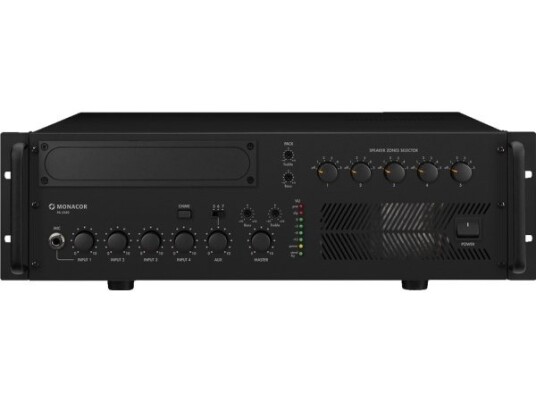 Monacor Pa-5240 5.0 Kanaler 240 W 1% 80 Db Klämplintar Ac Monacor Pa-5240 5.0 Kanaler 240 W 1% 80 Db Klämplintar Ac