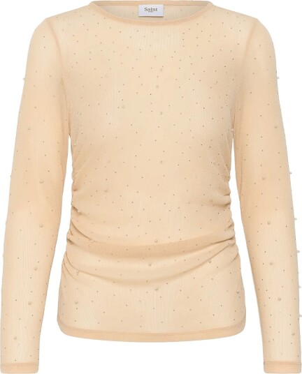 Saint Tropez Maisiesz Blouse - BROWN RICE - XXL