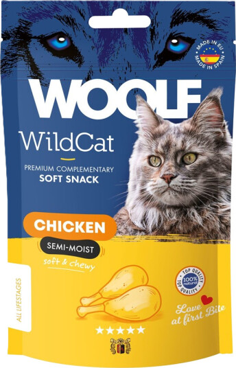 Woolf Wildcat Snacks Kattesnacks med Kylling 50g