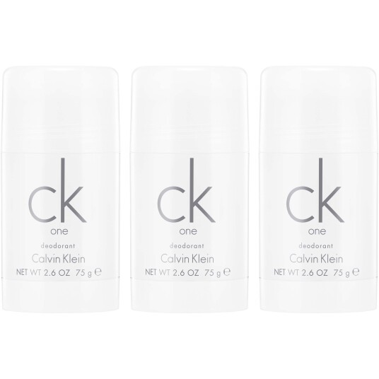 Calvin Klein CK One Deodorant Stick Unisex 75 g x 3 Calvin Klein CK One Deodorant Stick Unisex 75 g x 3