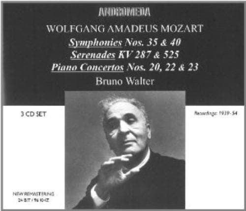 MediaTronixs Symphonies Nos. 35 and 40, Serenades Kv287 and 525 (Walter) CD 3 discs (2007) Pre-Owned