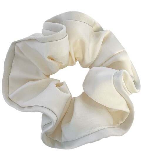Bow"s by Stær Anemone Scrunchie Off White