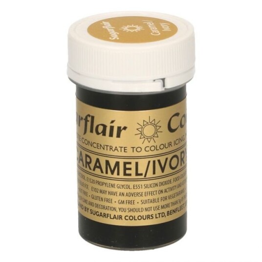 Sugarflair Pastafarge Caramel/ivory 25g 