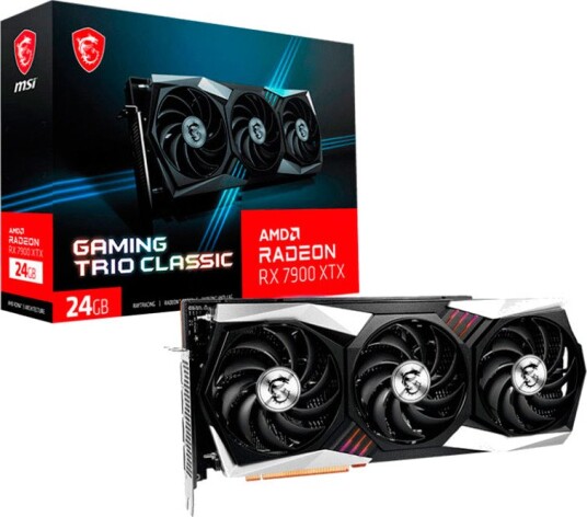 MSI Radeon RX 7900 XTX Gaming Trio Classic 24GB GDDR6 Grafikkort