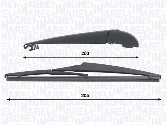 Viskerarmsett vindusspyling MAGNETI MARELLI 000723180434