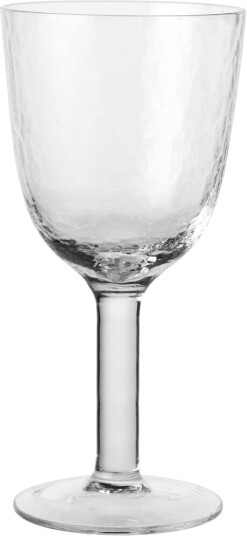 Broste Copenhagen Hammered hvitvinsglass 30 cl Klar