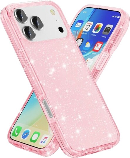 Trolsk Mobildeksel Glitter (iPhone 17 Pro) Rosa