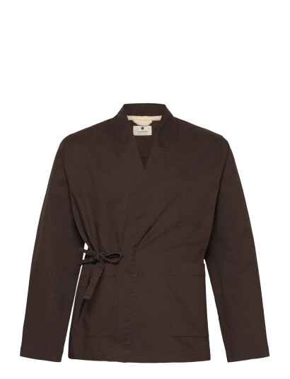 Anerkjendt Akjesper Kimono Overshirt - Brown - M