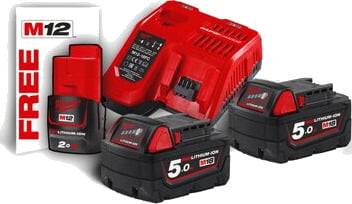 Milwaukee Batteripakke M18 NRG-502