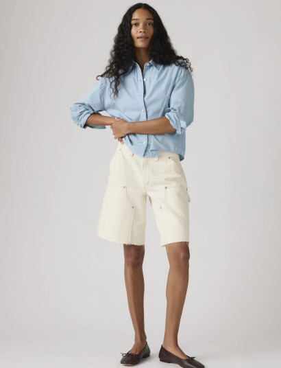 Levi"s® Baggy Dad Utility Short Yeah N White 32