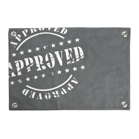Spisebrikke Florida Approved grå og hvit 33x48 cm