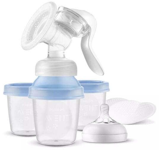 Philips Avent Manuel Brystpumpe 125ml BlÃ¥