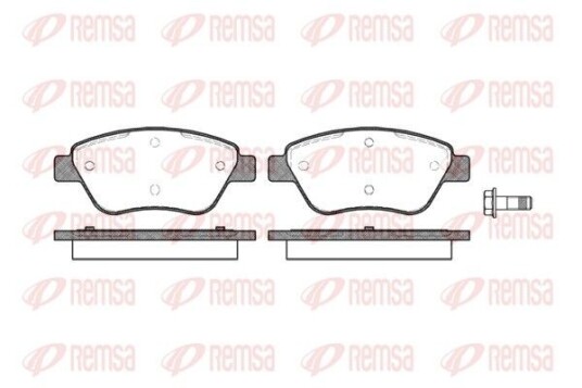 Bremseklosser REMSA 0858.10 Bremseklosser REMSA 0858.10