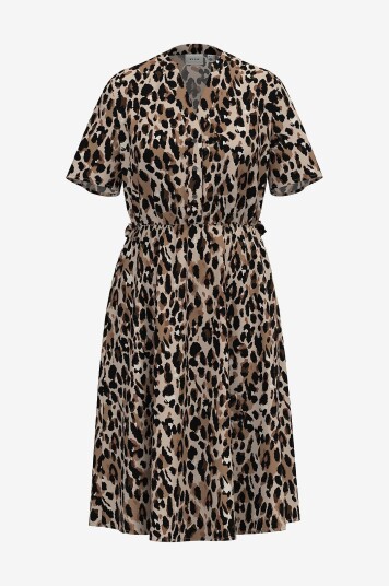 Vila Kjole viMoashly S/S Midi Dress Svart Vila Kjole viMoashly S/S Midi Dress Svart
