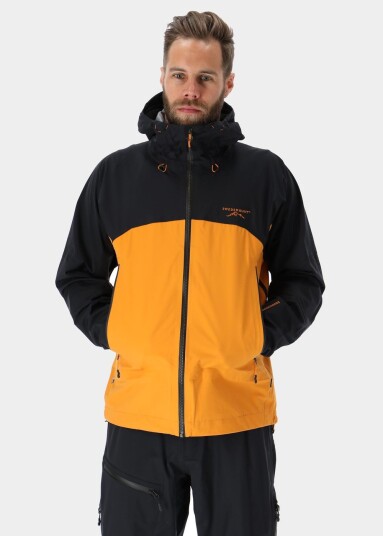 Swedemount Himalaya Shell Jacket Black/Yellow L Skalljakker