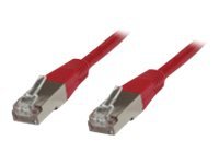 MicroConnect - Nettverkskabel - RJ-45 (hann) til RJ-45 (hann) - 15 m - skjermet, beskyttet tvunnet parkabel (STTP) - CAT 6 - halogenfri - rød