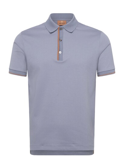 Mos Mosh Gallery Mmgharvey Polo Ss Tee Blue XL