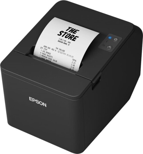 Epson Tm T20iv 102 Kvitteringsskriver Termolinje Rull 7,95 Cm 203 X 203 Dpi Inntil 250 Mm/Sek Usb Seriell Lan Kutter Delkuttskjærer Svart Epson Tm T20iv 102 Kvitteringsskriver Termolinje Rull 7,95 Cm 203 X 203 Dpi Inntil 250 Mm/Sek Usb Seriell Lan Kutter Delkuttskjærer Svart