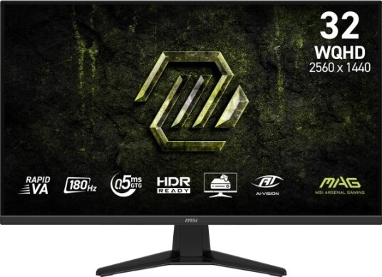 MSI MAG 325QF E18V 31.5" WQHD Svart MSI MAG 325QF E18V 31.5" WQHD Svart