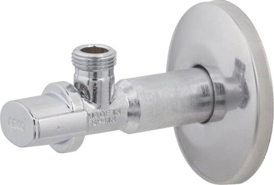 Broen Arcofix 1/2" x 3/8" Krom Stopventil Lang Modell