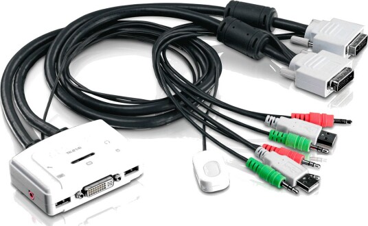 TRENDnet TK-214i KVM- og Lydsvitsj 2 Porter