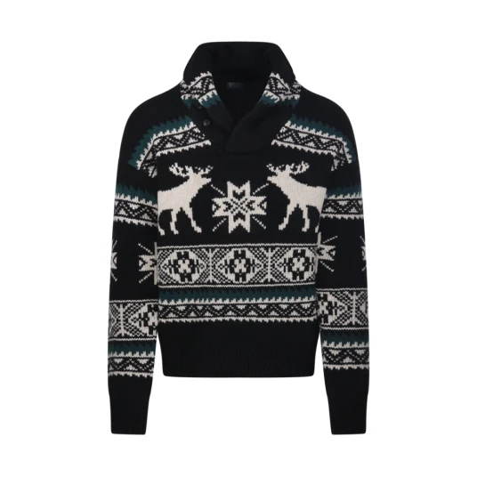 Ralph Lauren Herre Strikkevarer Svart M,