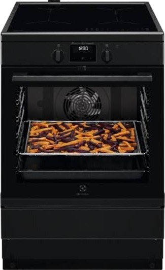 Electrolux Induksjonskomfyr LKI66440NK med Dampfunksjon 73L Matt Svart Electrolux Induksjonskomfyr LKI66440NK med Dampfunksjon 73L Matt Svart