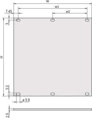 Schroff Frontpanel 2U 28Hp An/Cr Racke 30847458