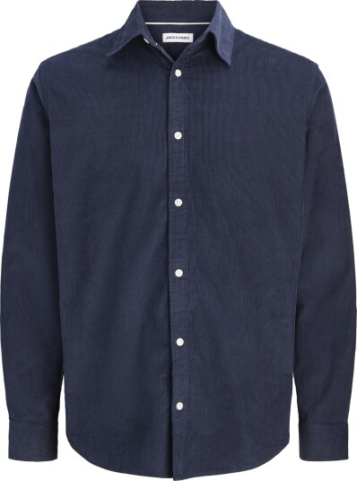 Jack and Jones Field Cord Shirt Long Sleeve Blå S