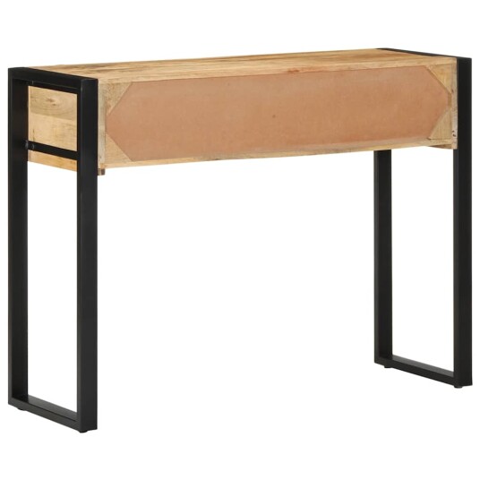 Konsollbord 100x35x75 cm grovt heltre mangotre 8721158313065