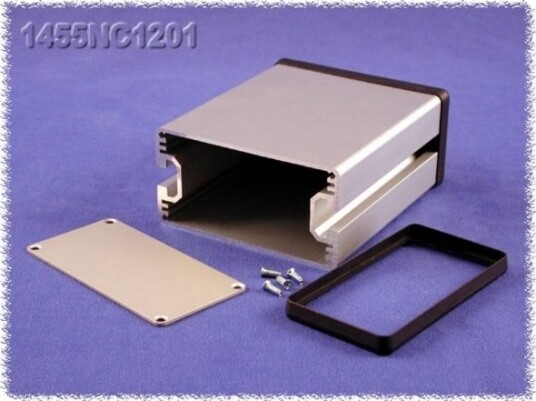 Hammond Electronics 1455NC1201 120 × 103 × 53 mm Aluminium Natur Kabinett