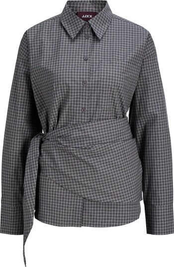 JJXX Jxfie Poplin Ls Scarf Shirt Wvn   PIRATE BLACK   XL