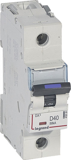 Legrand DX3 MCB automatsikring D40 1P 1M 50kA