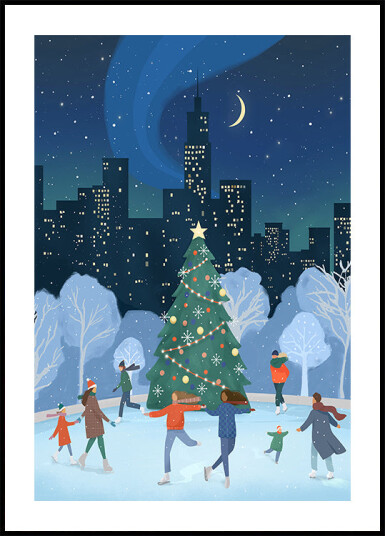 Xmas in NYC Plakat Plakat / 21x30cm Xmas in NYC Plakat Plakat / 21x30cm