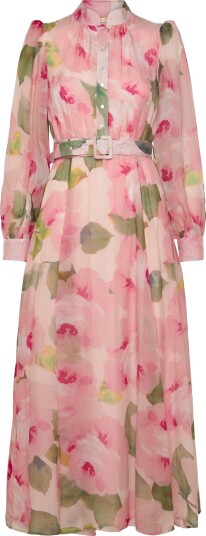 by Ti Mo Organza Belt Dress Pink XS