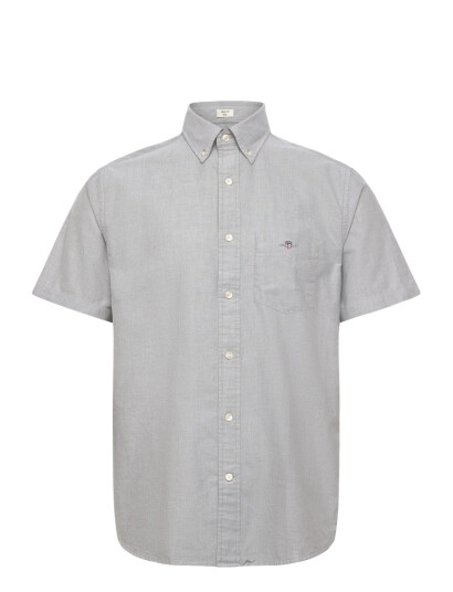 GANT Reg Classic Oxford Ss Shirt - Purple - M